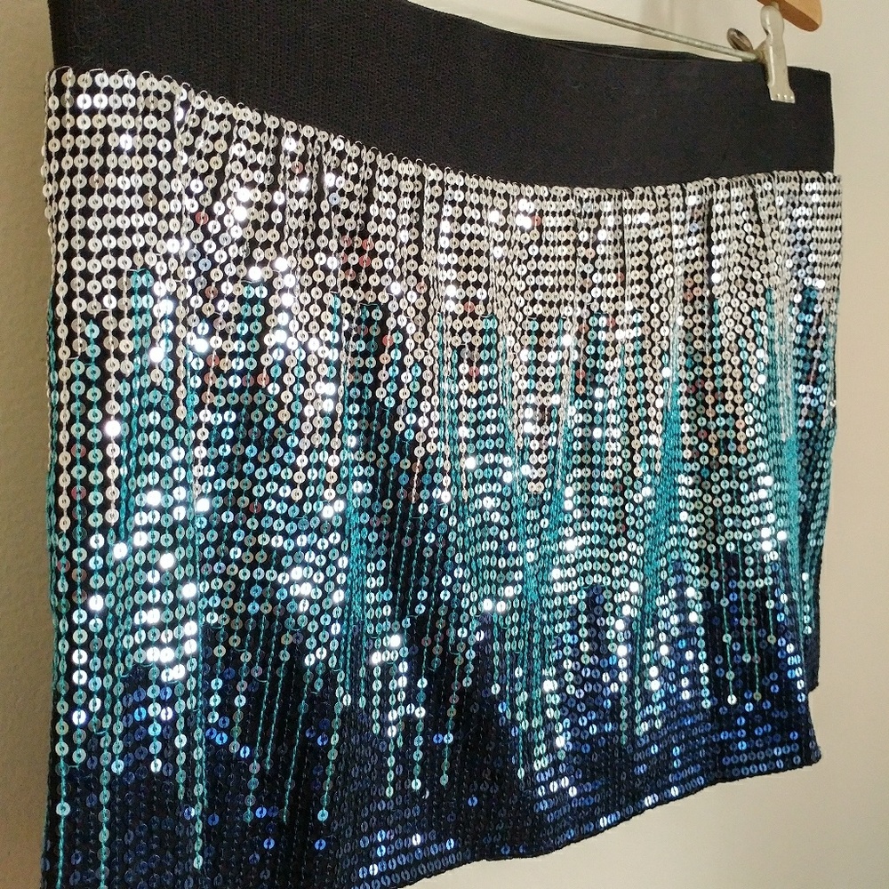 Free People Small Sequin Skirt